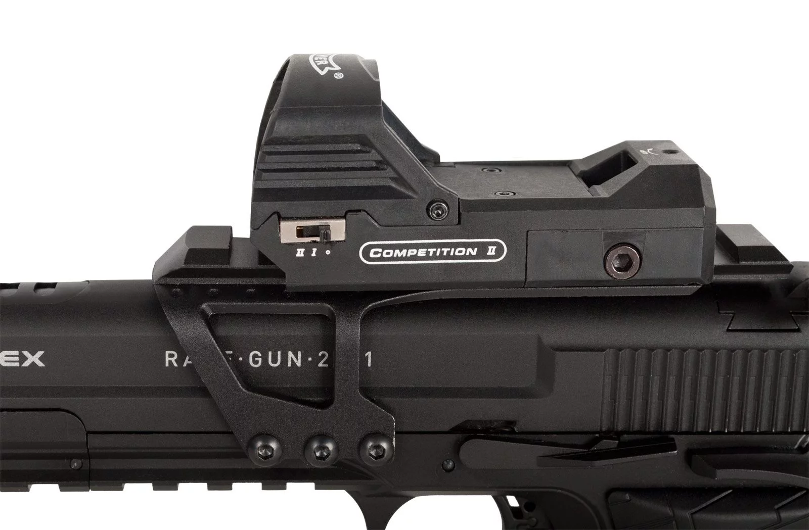 Pistolet wiatrówka UMAREX RACEGUN BlowBack kal.4,5 mm BB CO2mm + kolimator (5.8161-1)