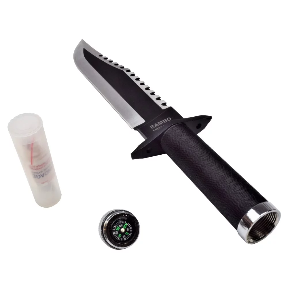 Nóż Rambo II Cinema Classic 400 mm z pochwa skórzaną (CC-H2) - widok 5