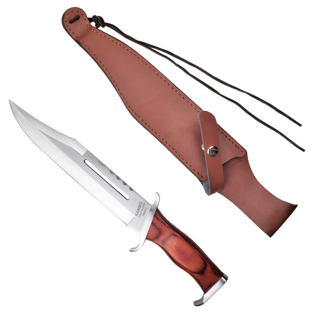 Nóż Rambo III Cinema Classic 425 mm z pochwą skórzaną (CC-H3) - widok 3