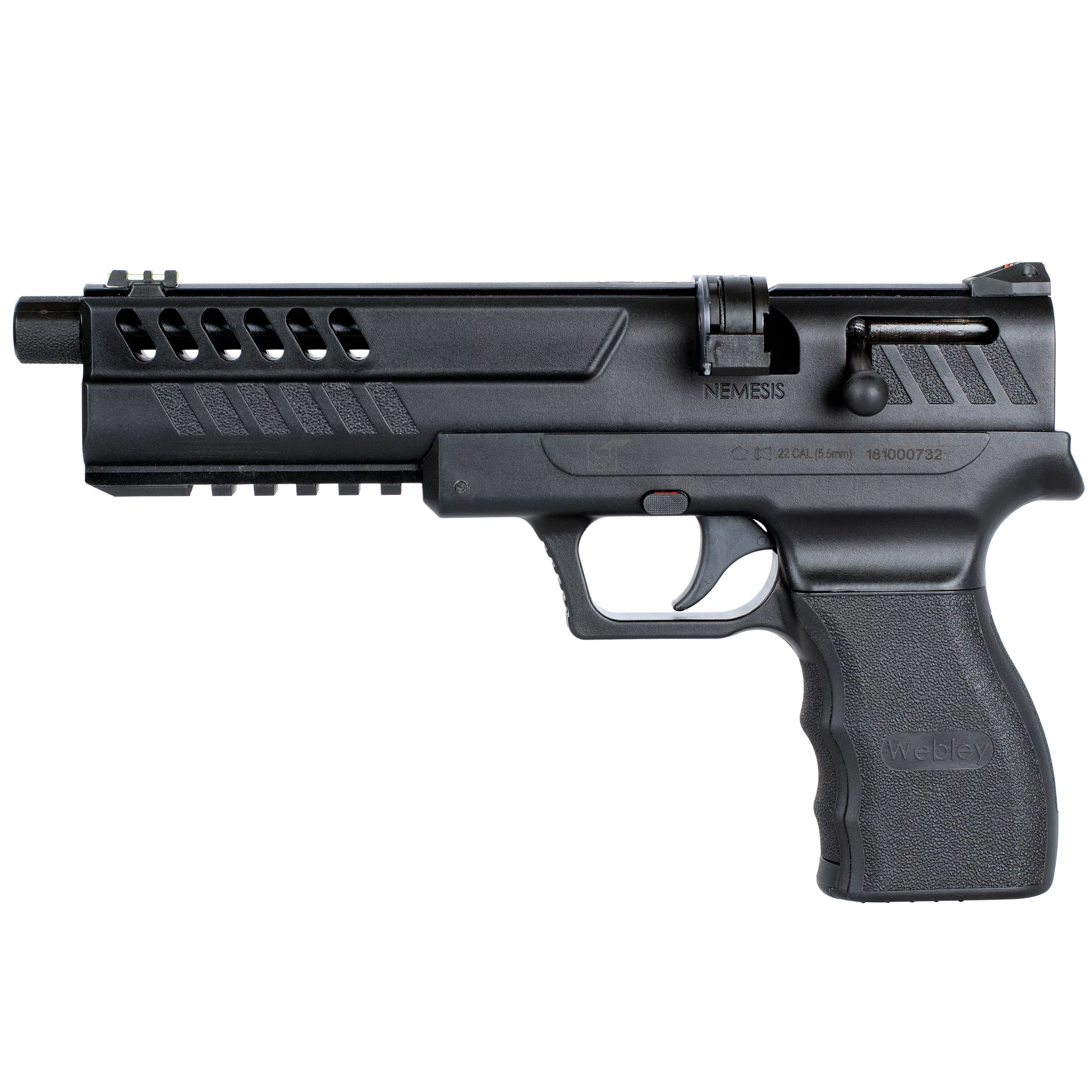 Pistolet wiatrówka Webley Nemesis Air Pistol CO2 kal.4,5 mm Diabolo, mag.2x7-strzał. Ekp do17J