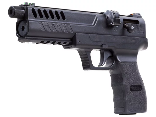 Pistolet wiatrówka Webley Nemesis Air Pistol CO2 kal.4,5 mm Diabolo, mag.2x7-strzał. Ekp do17J - widok 2
