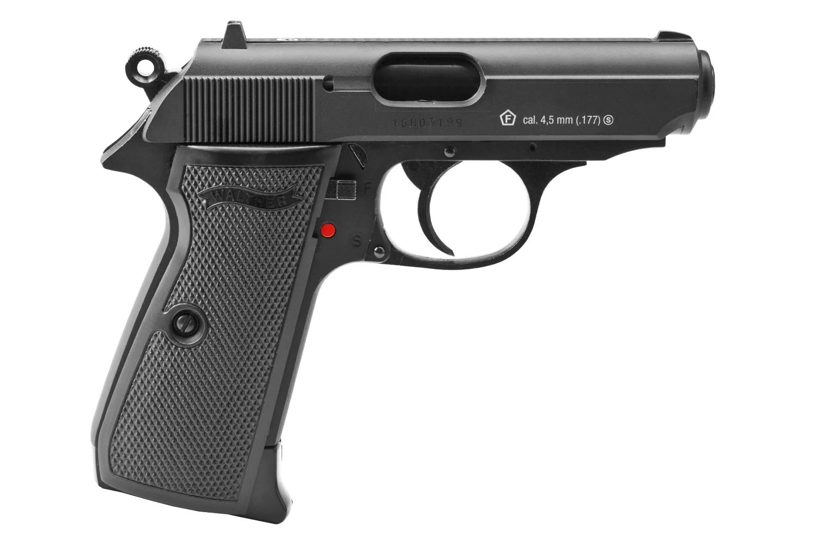 Pistolet wiatrówka Walther PPK/S 15-strzał. CO2 4,5 BB BlowBack (5.8315) - widok 5