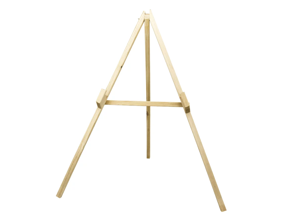 Stojak łuczniczy drewniany pod matę słomianą, wys. 135 cm (KOL.065-042) ZŁOTA STRZAŁA - widok 2