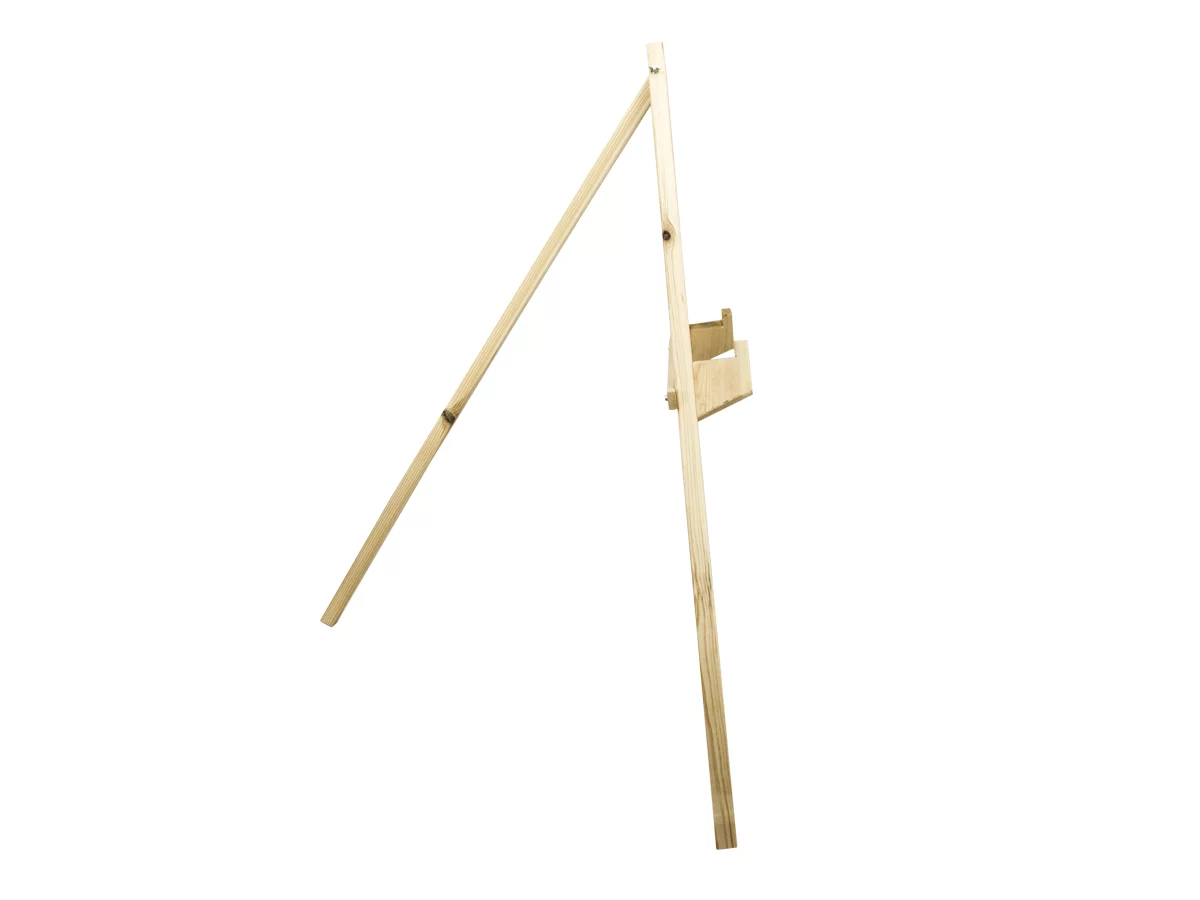 Stojak łuczniczy drewniany pod matę słomianą, wys. 135 cm (KOL.065-042) ZŁOTA STRZAŁA - widok 3