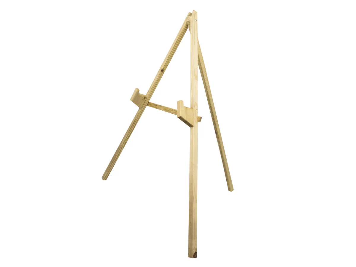 Stojak łuczniczy drewniany pod matę słomianą, wys. 135 cm (KOL.065-042)