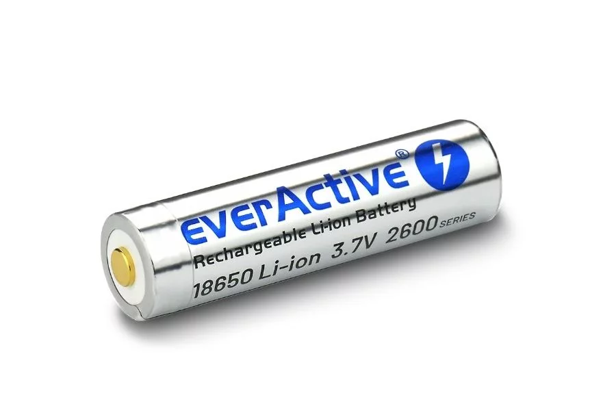 Akumulator EverActive 18650 2600mAh micro USB - widok 2