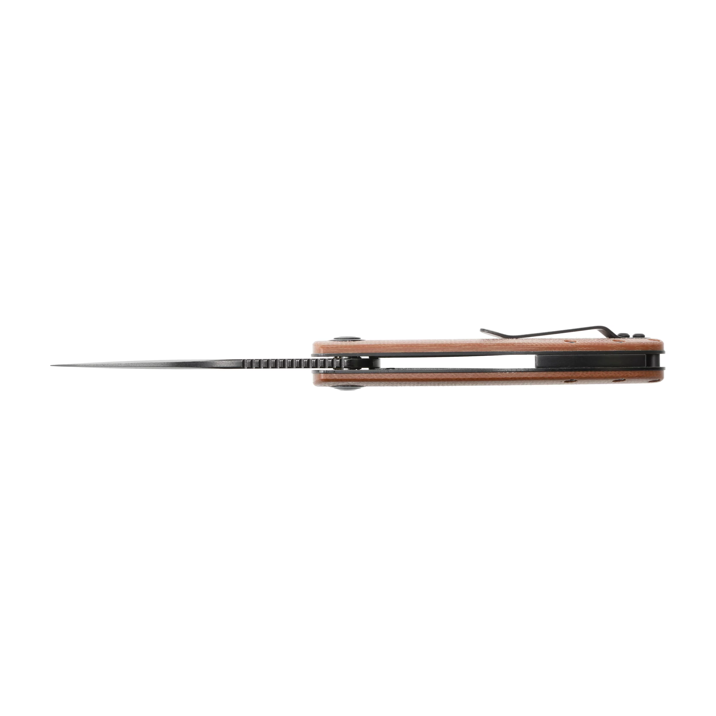 Nóż składany Trollsky Knives Mandu brązowy/czarne ostrze, wersja limitowana (847-005) - widok 3
