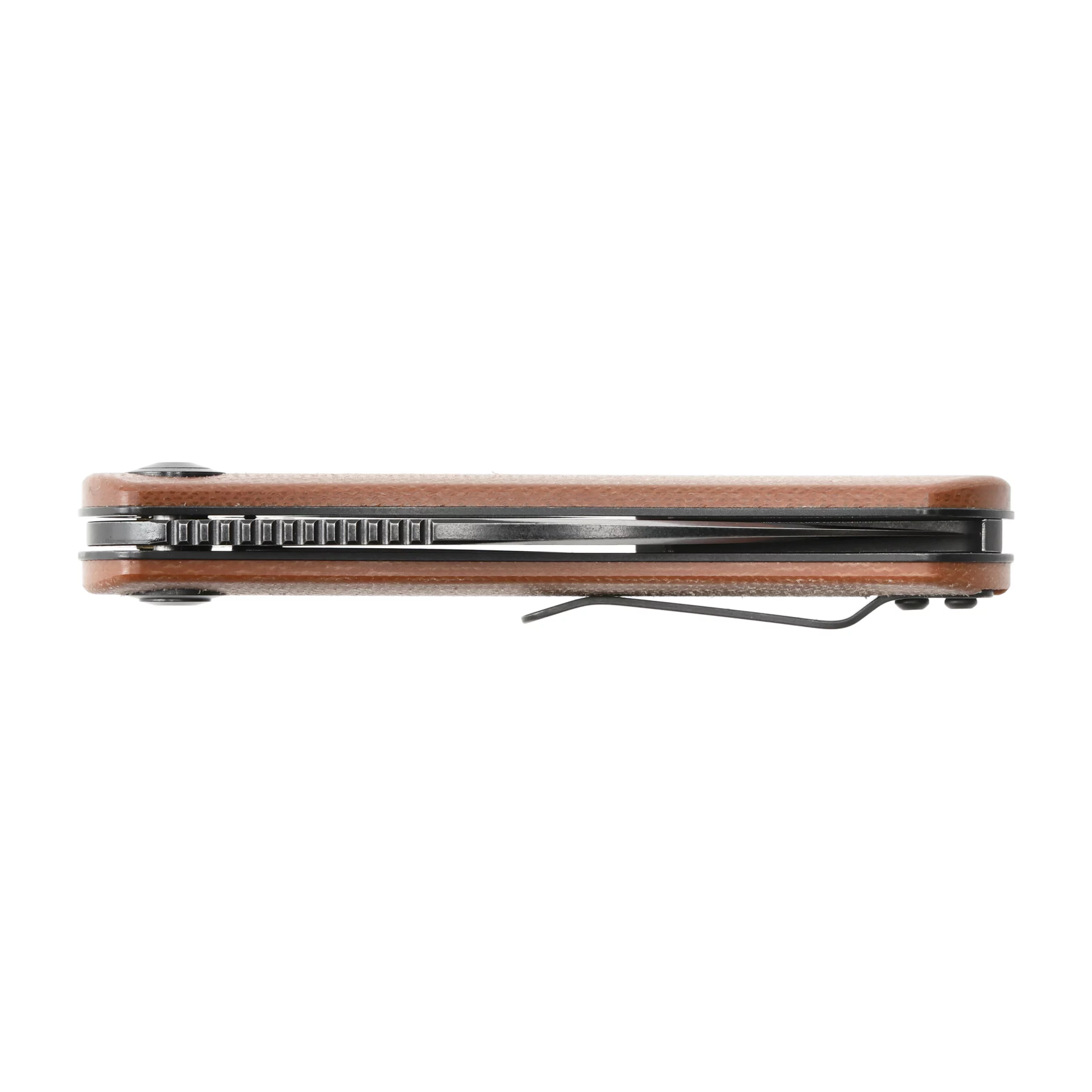 Nóż składany Trollsky Knives Mandu brązowy/czarne ostrze, wersja limitowana (847-005) - widok 5