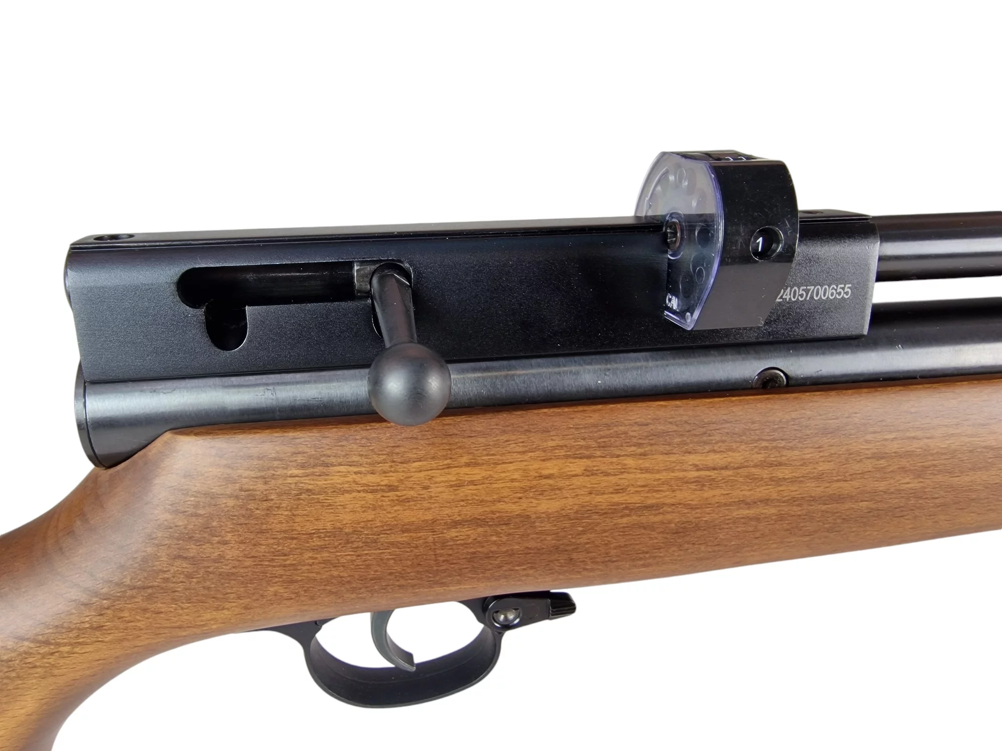 Karabinek wiatrówka BEEMAN CHIEF II PLUS PCP Regulator 4,5mm 12-strzał. drewno do17J (B-1340) - widok 3