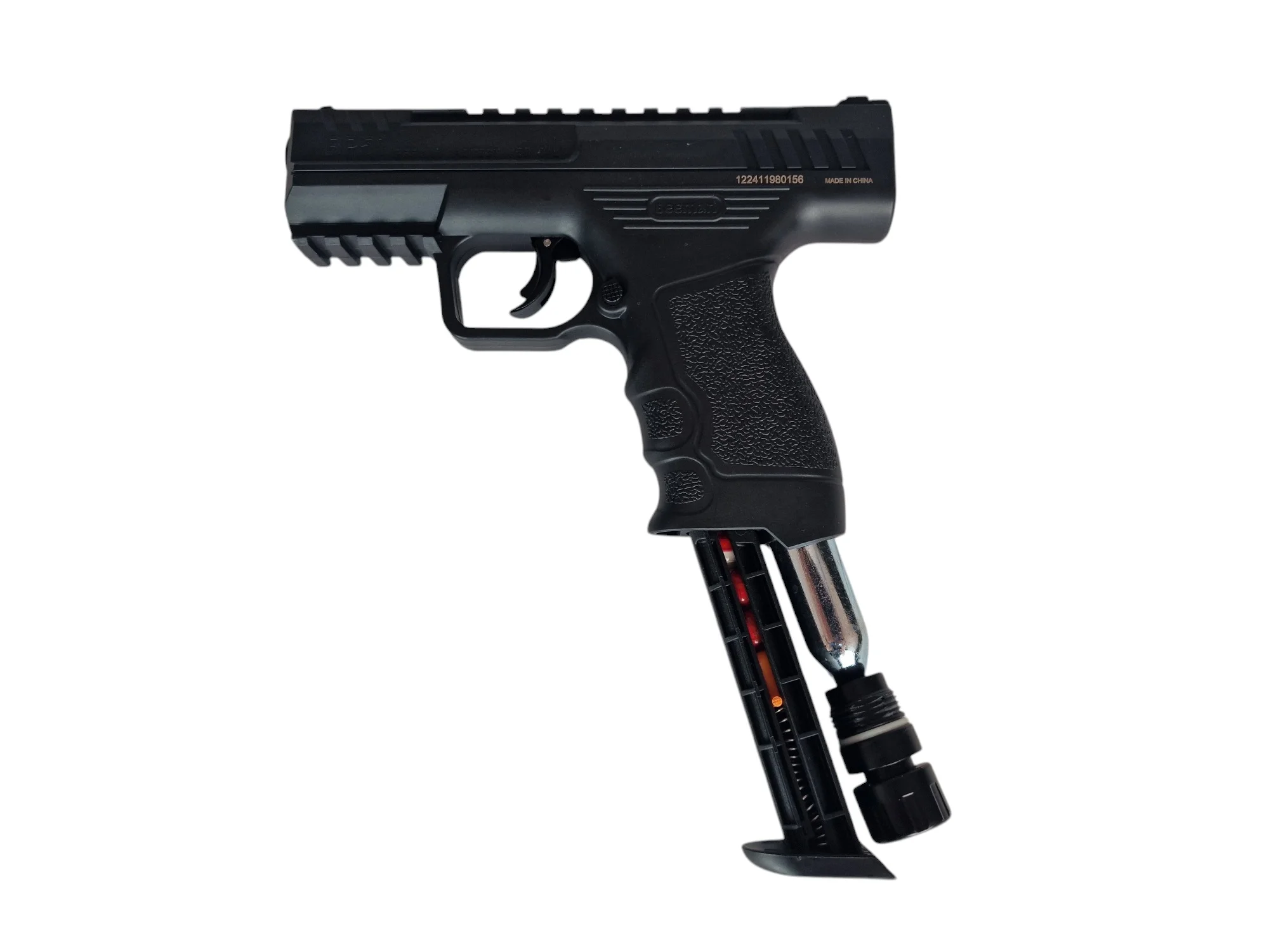 Pistolet na kule gumowe i pieprzowe BEEMAN Protect BP50 Combo kal.50, 8-strzałowy CO2-12g (BP50C) - widok 6