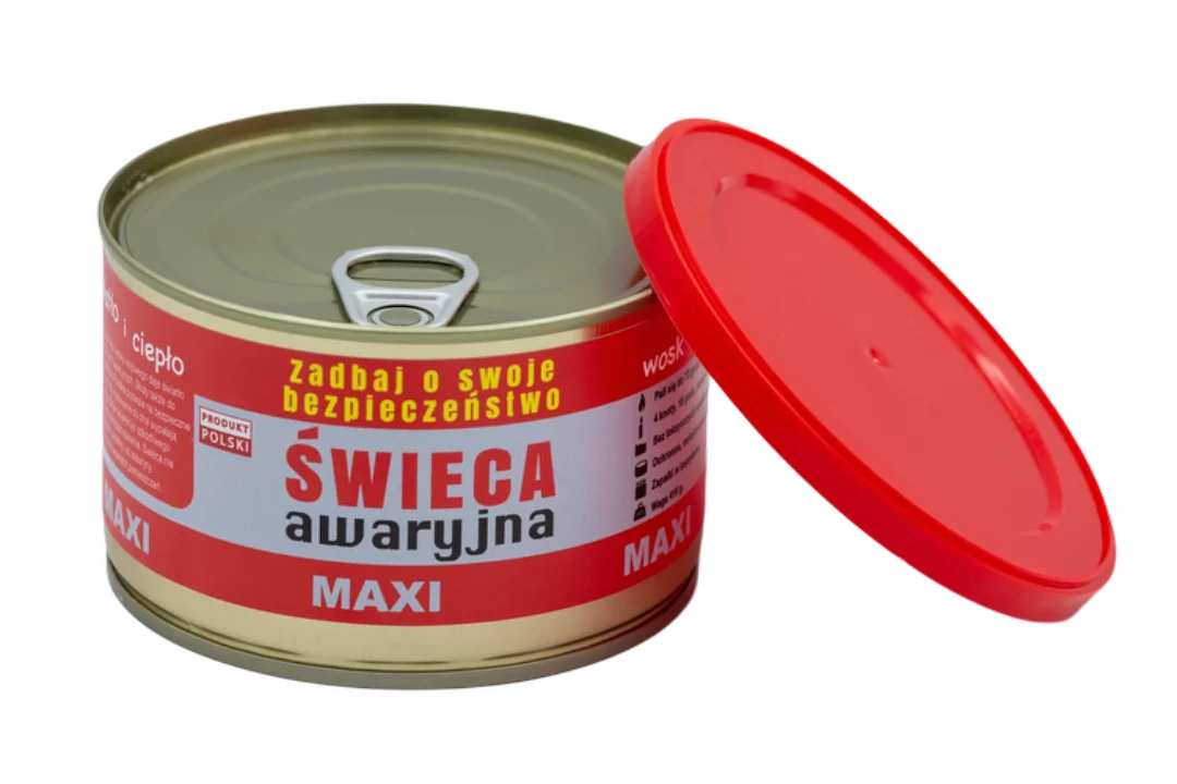 Świeca awaryjna przetrwania Eko HASKE Pro MAXI 410g, 72h świecenia + zapałki - widok 3