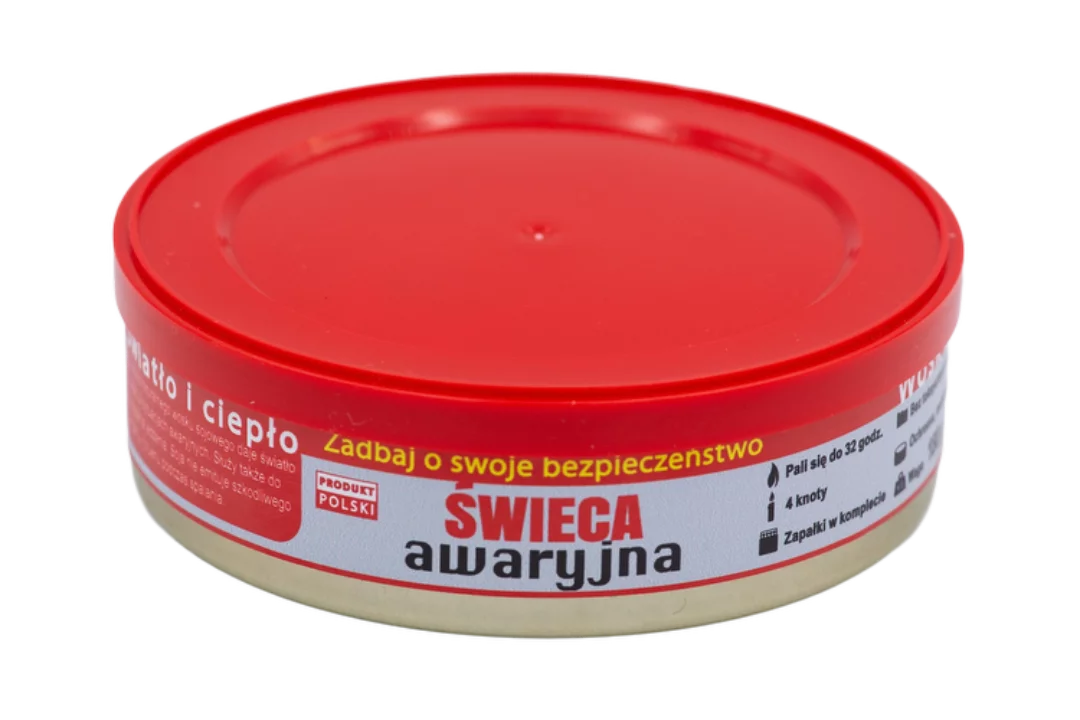 Świeca awaryjna przetrwania Eko HASKE Pro 180g, 32h świecenia + zapałki - widok 2