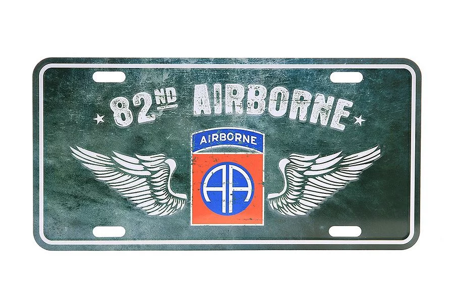 Tablica rejestracyjna 82nd Airborne