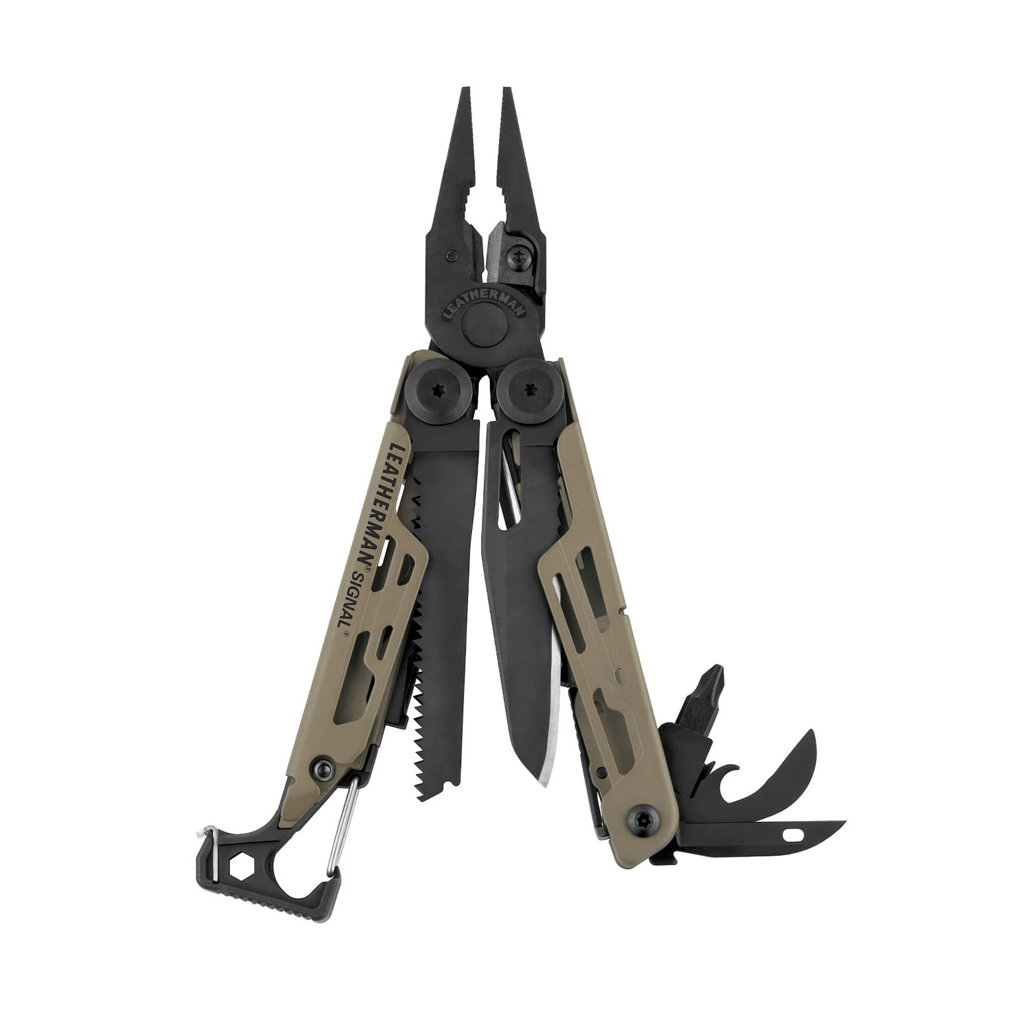 Multitool Leatherman SIGNAL Coyote Tan - Oksyda - 19 narzędzi  (832404)