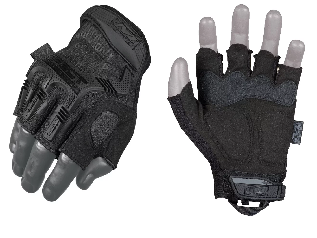 Rękawice taktyczne Mechanix Wear M-Pact Fingerless, czarne (MFL-55)