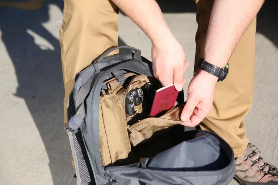 Potrójna ładownica HelikonTriple Elastic Insert Poliester Coyote (IN-TEL-PO-11) HELIKON-TEX - widok 4