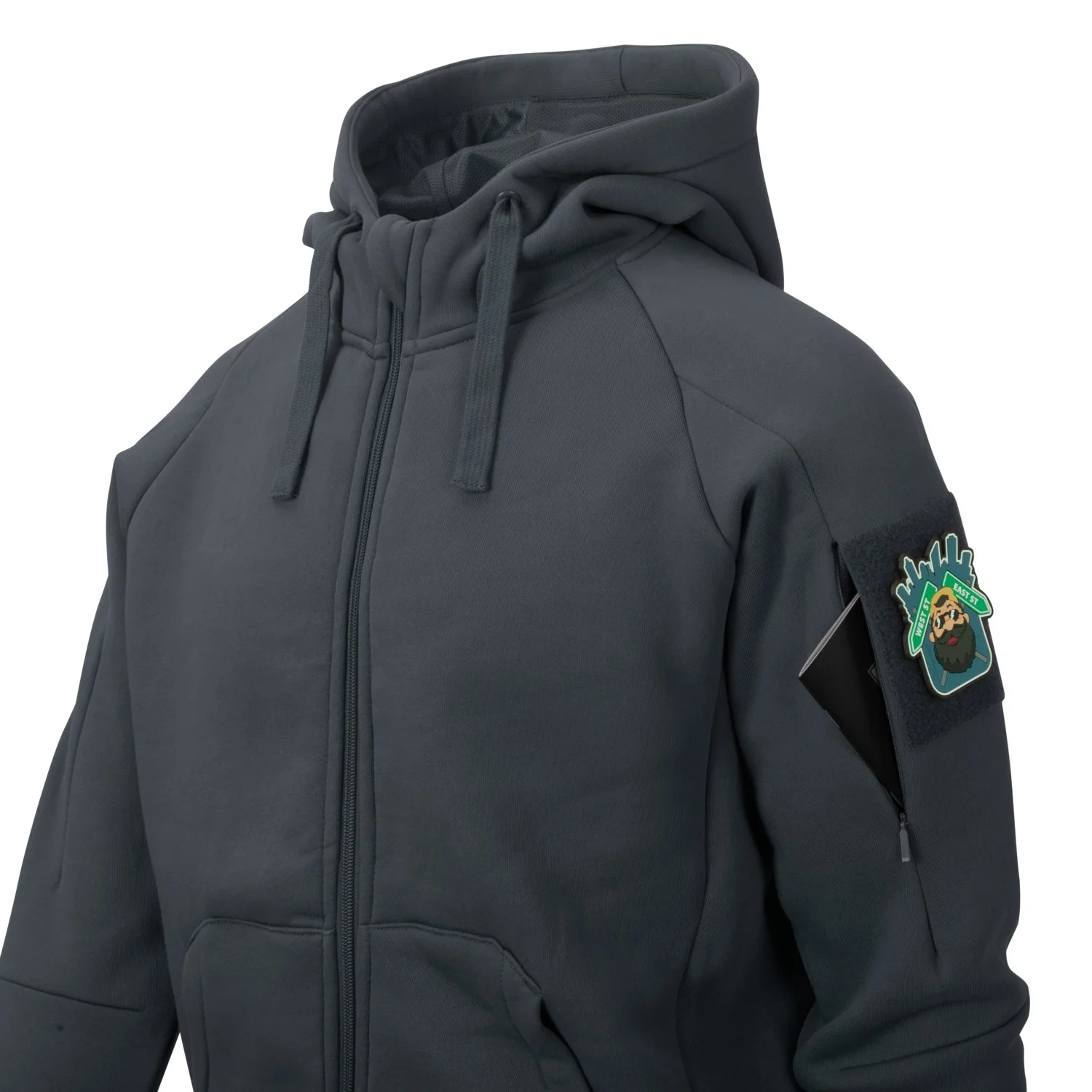 Bluza HELIKON Urban Tactical Hoodie LITE FULLZIP - Zielona (BL-ULF-CB-82) HELIKON-TEX - widok 8