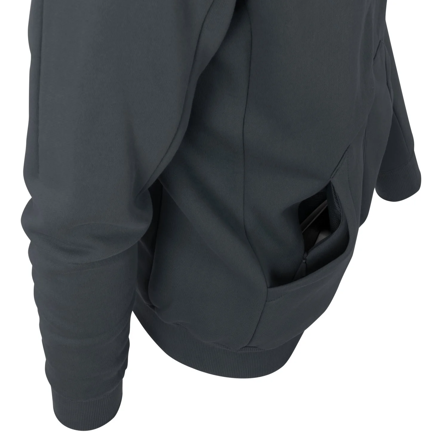 Bluza HELIKON Urban Tactical Hoodie LITE FULLZIP - Zielona (BL-ULF-CB-82) HELIKON-TEX - widok 5