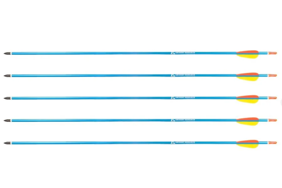 2x Strzały aluminiowe 30" BLUE Poe Lang - zestaw 5 sztuk - widok 2