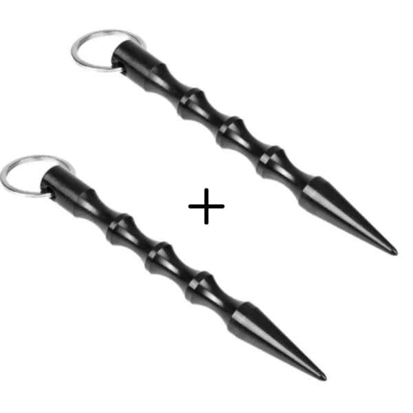 2x Kubotan GUARD Defense Stick czarny 14 cm (YC-005-BL)
