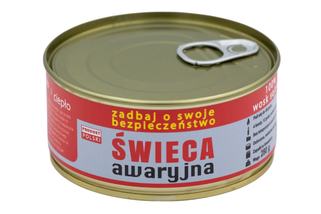 2x Świeca awaryjna przetrwania HASKE Pro 280g, 48h świecenia + zapałki - widok 4
