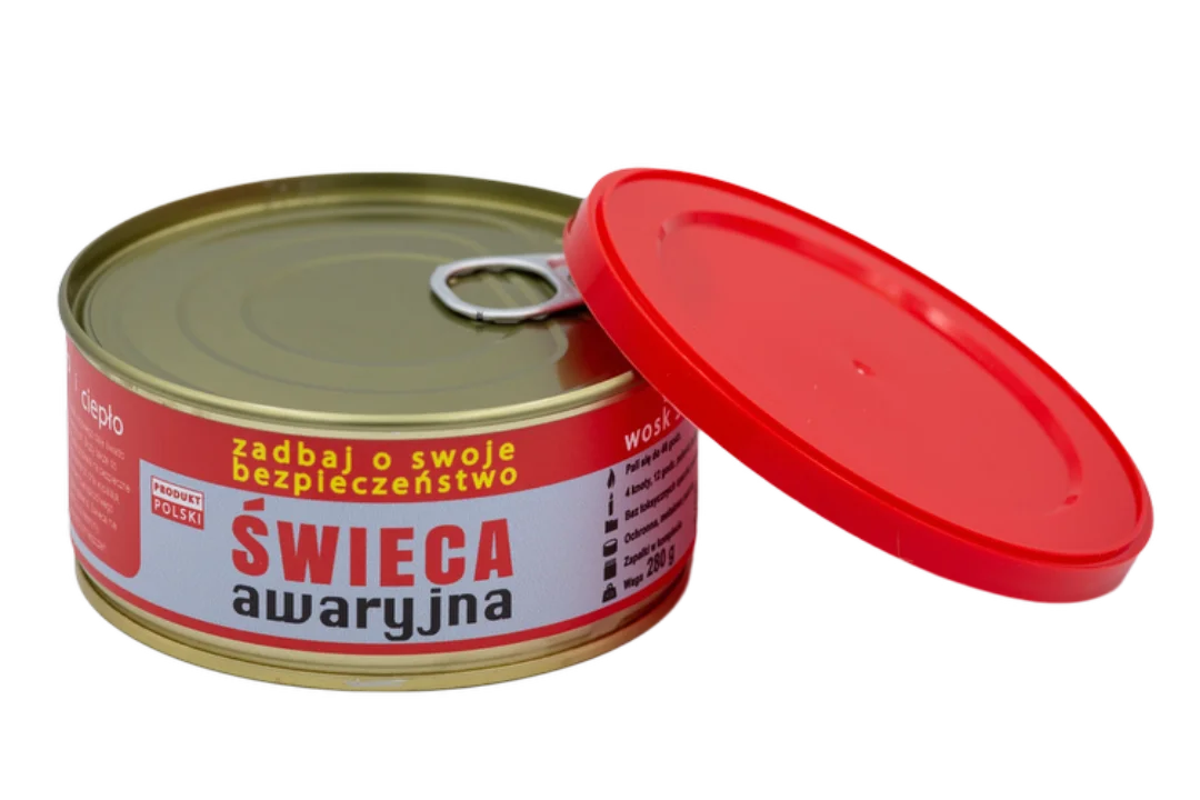 2x Świeca awaryjna przetrwania HASKE Pro 280g, 48h świecenia + zapałki - widok 3