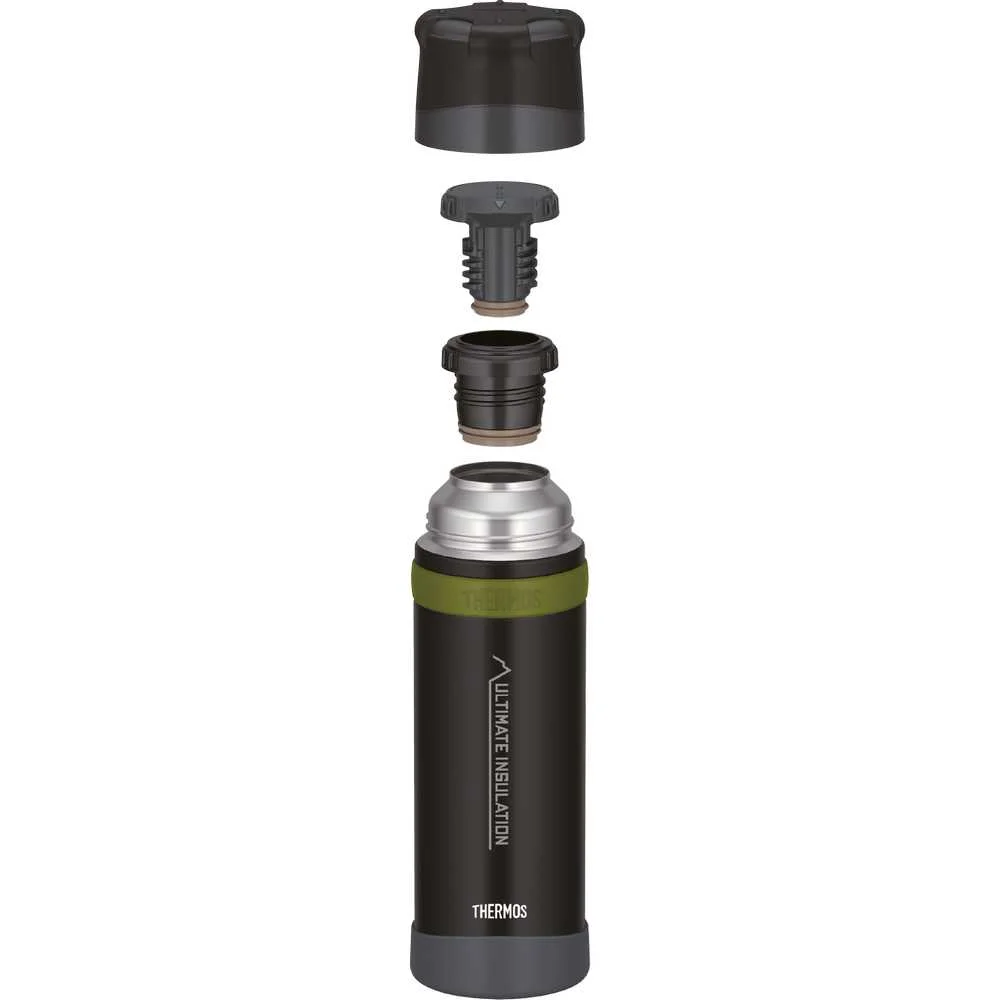 Termos z kubkiem - 750 ml - do warunków ekstremalnych THERMOS - czarny mat
