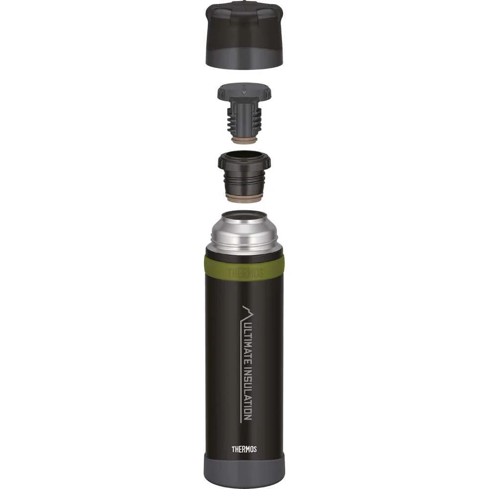 Termos z kubkiem - 900 ml - do warunków ekstremalnych THERMOS - czarny mat