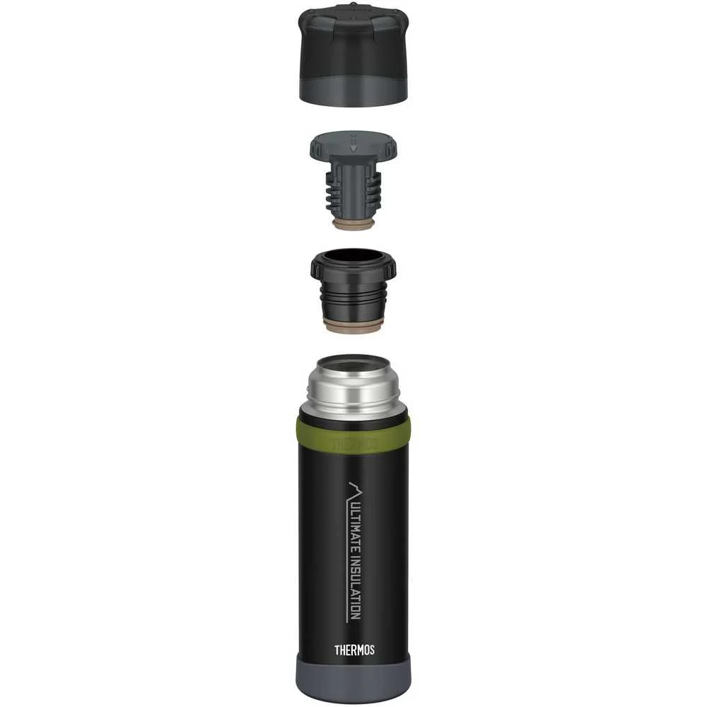 Termos z kubkiem - 500 ml - do warunków ekstremalnych THERMOS - czarny mat