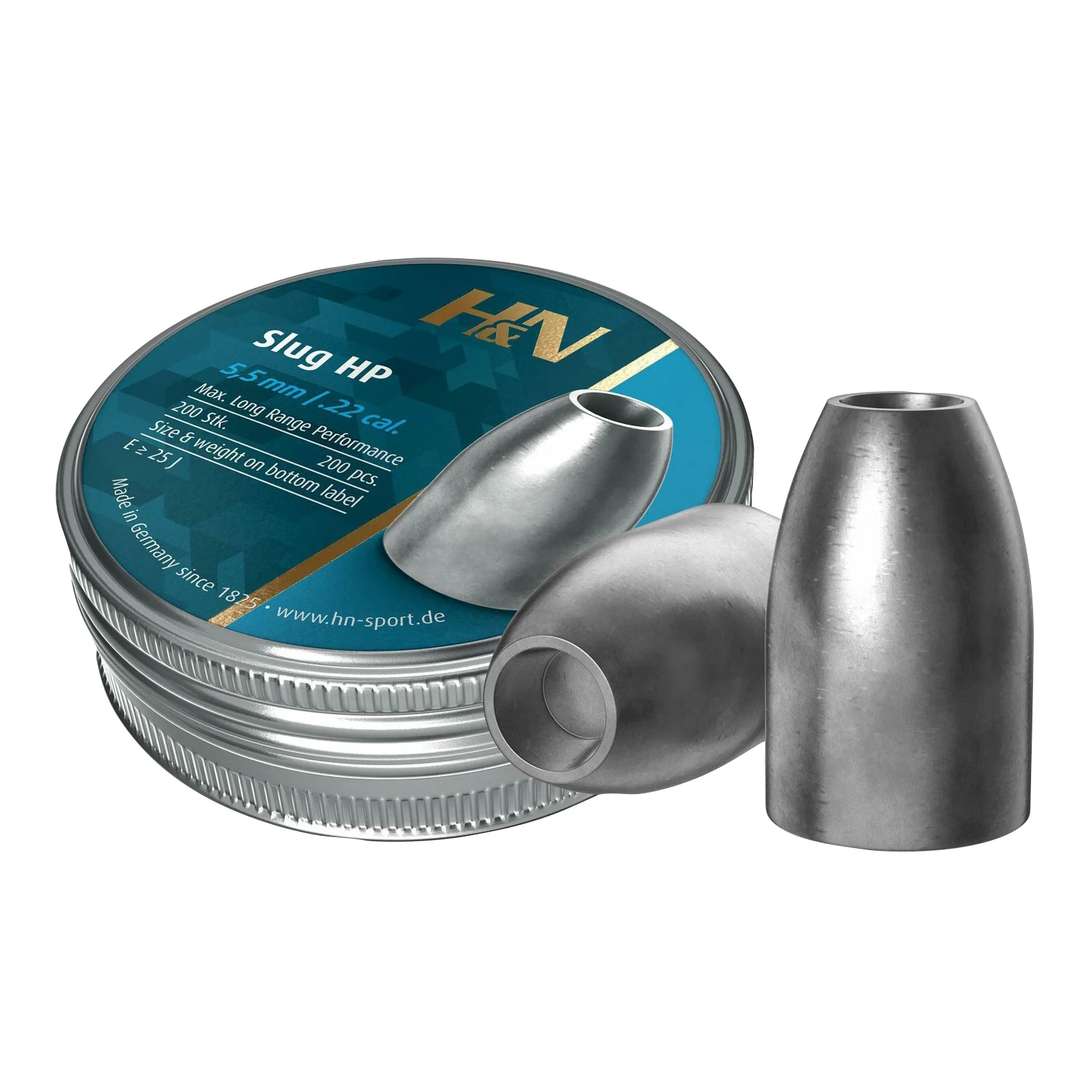 Śrut 5,51 mm H&N Slug HP II 200 szt. (051-119)