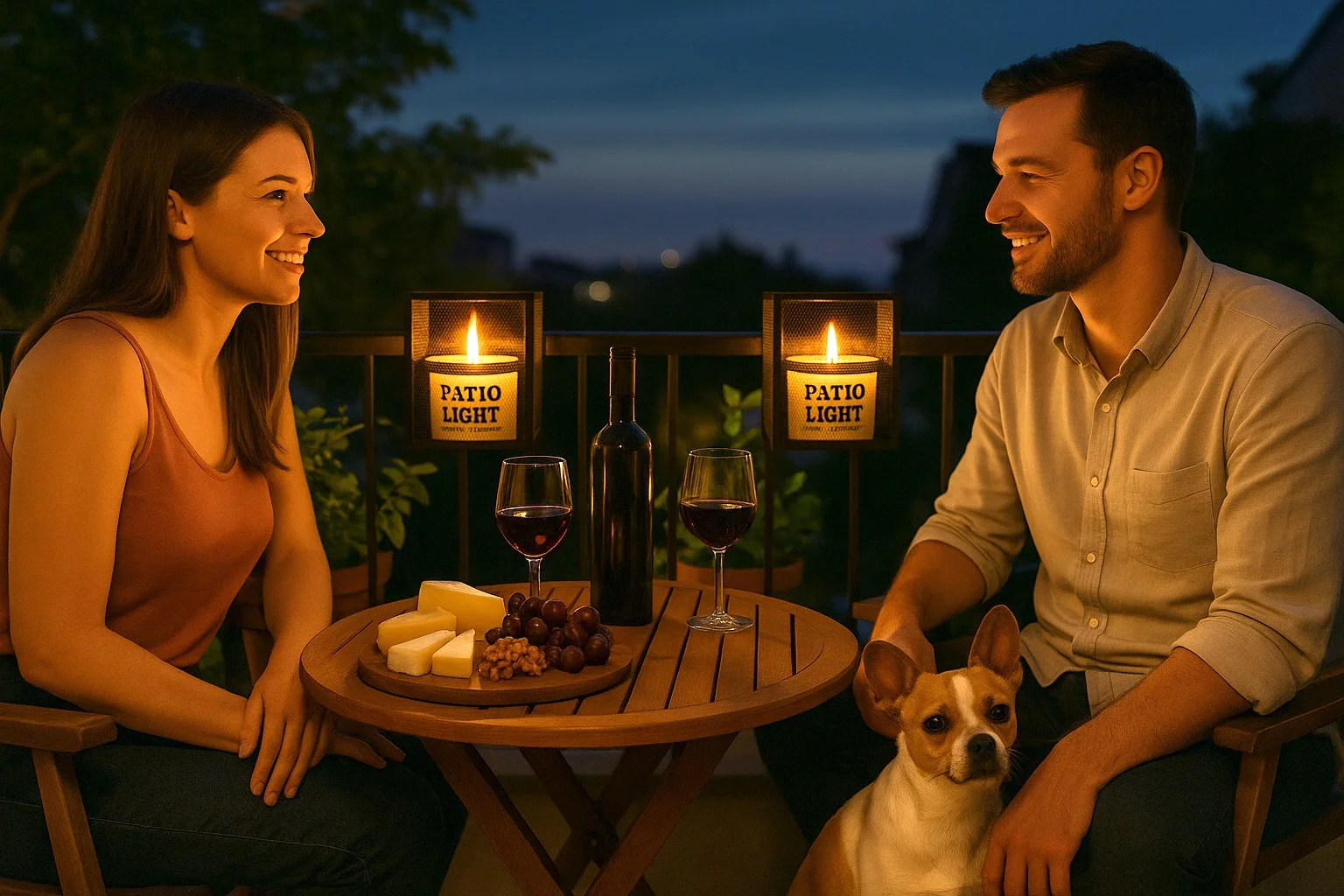 Świeca wiatroodporna EKO zewnętrzna Patio Light 260g Haske Pro 10h świecenia + zapałki - widok 6