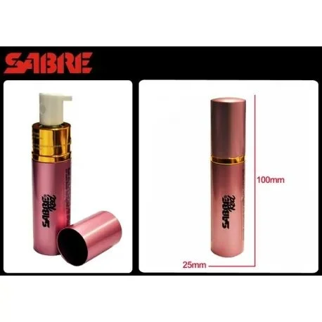 Gaz pieprzowy SABRE LS22 o wyglądzie szminki kolor różowy 23 ml (P-CL-LS-22-US) SABRE RED - widok 3