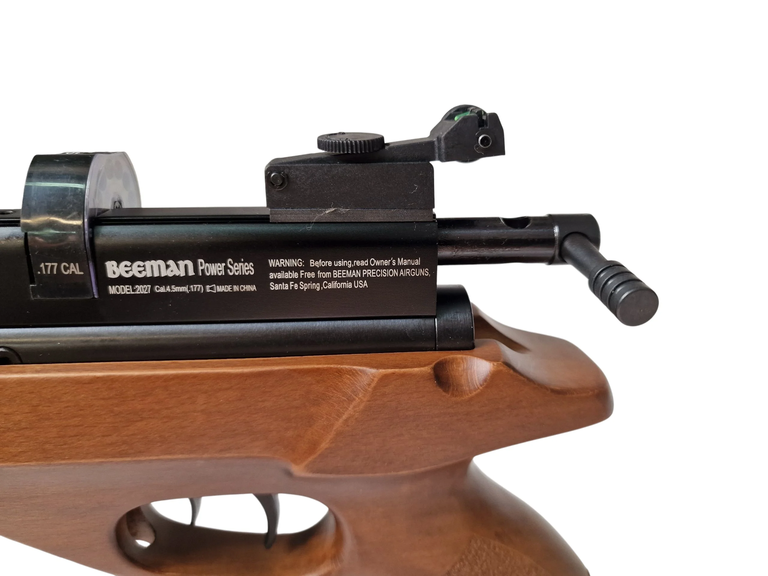 Pistolet wiatrówka BEEMAN 2027 Marshal PCP kal. 4,5 mm 12-strzałowy - widok 7