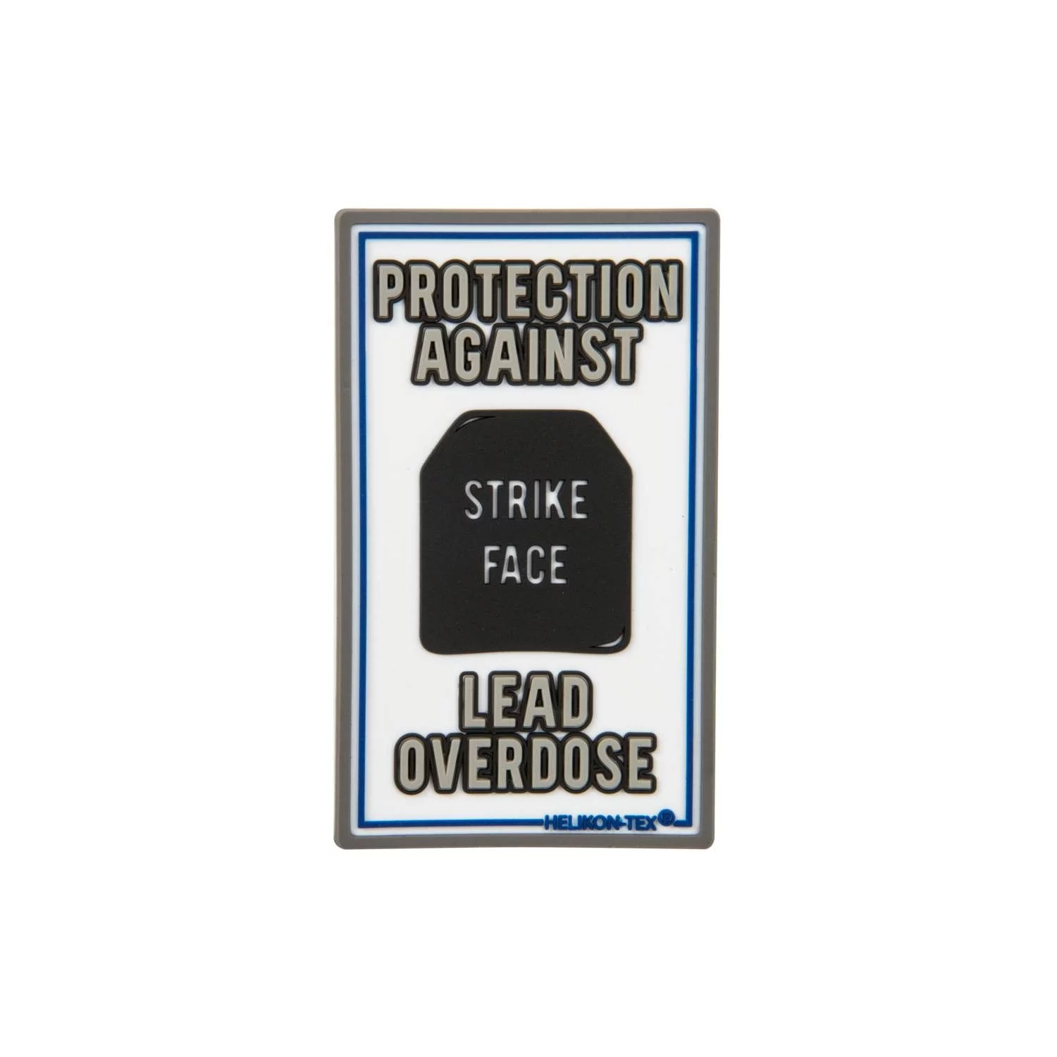Emblemat Helikon "Lead Overdose" - PVC - Biały (OD-LOD-RB-20) HELIKON-TEX