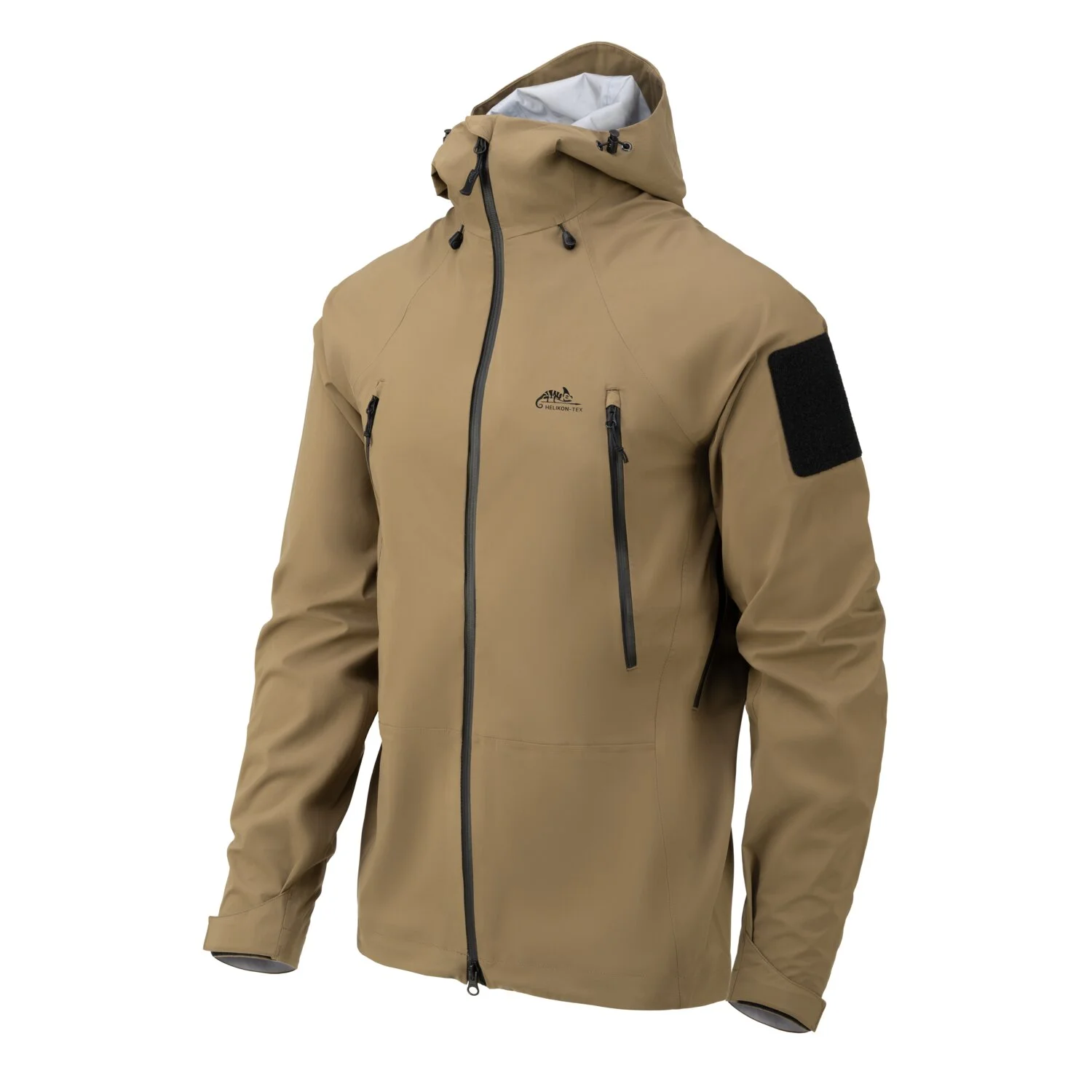 Kurtka wodoodporna HELIKON SQUALL Hardshell Jacket - TorrentStretch - Coyote (KU-SHJ-TR-11)