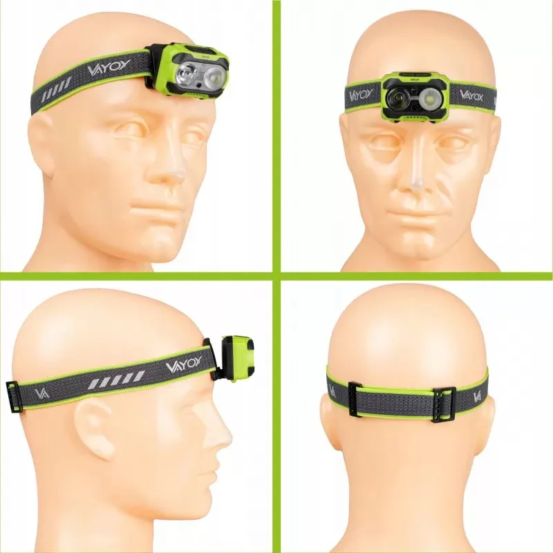 Latarka czołowa Vayox VA0361 600lm IP44 Twin Beam - widok 4