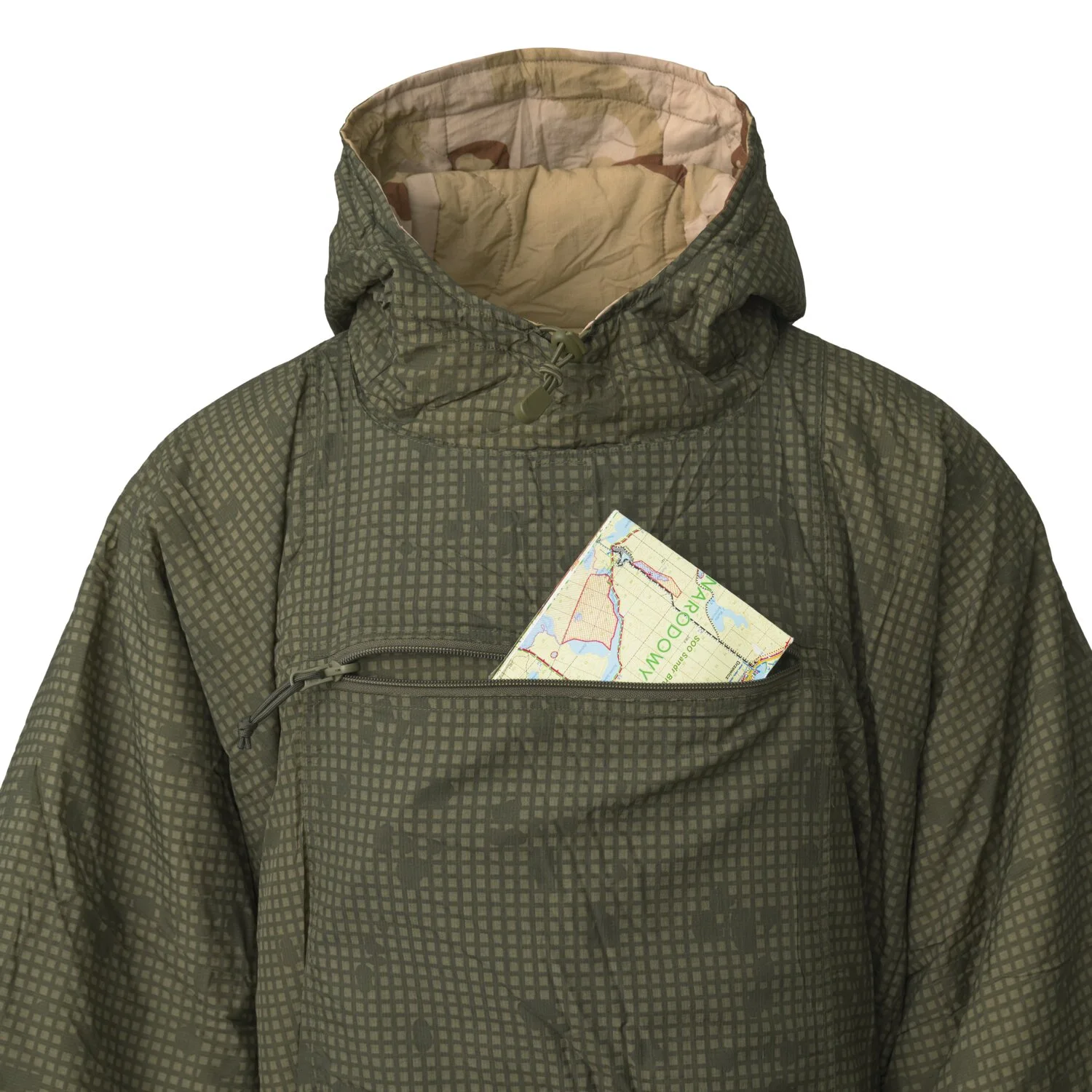 Poncho dwustronne Helikon Swagman Rolll - Mitchell Camo Leaf / Mitchell Camo Clouds ponczo HELIKON-TEX - widok 6