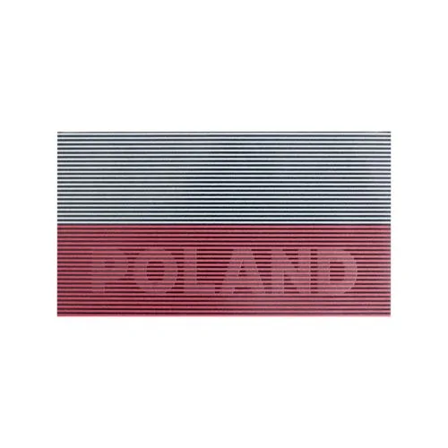 Naszywka Polish large patch flag - White/Red (PA-PL95-PES-TCL) DIRECT ACTION