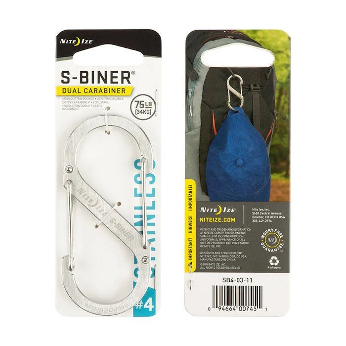 S-Biner #4 - Stalowy - SB4-03-11 - Nite Ize