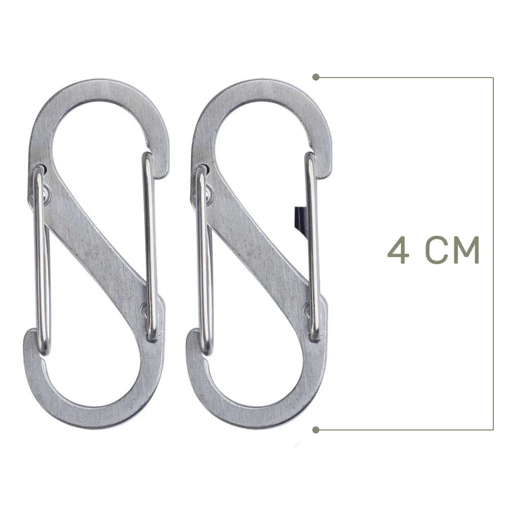 S-Biner #1 - Stalowy - 2 Pack - SB1-2PK-11 - Nite Ize