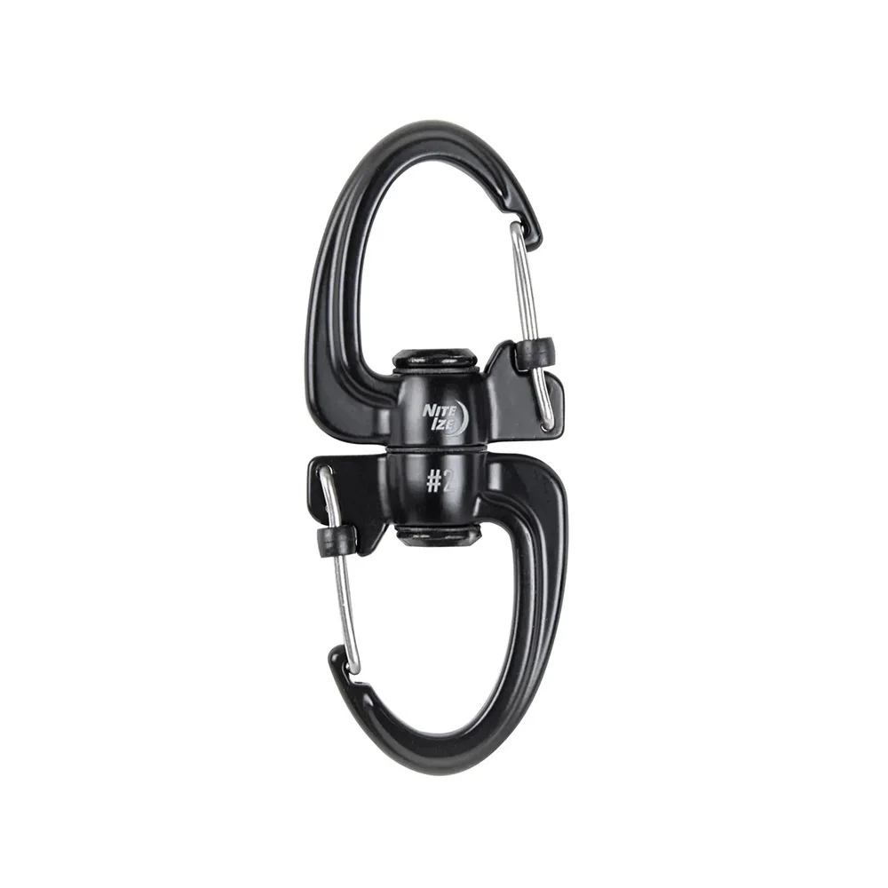Karabińczyk S-Biner 360 SlideLock Dual Carabiner #2 - Czarny - SBLR2-01-R3 - Nite Ize