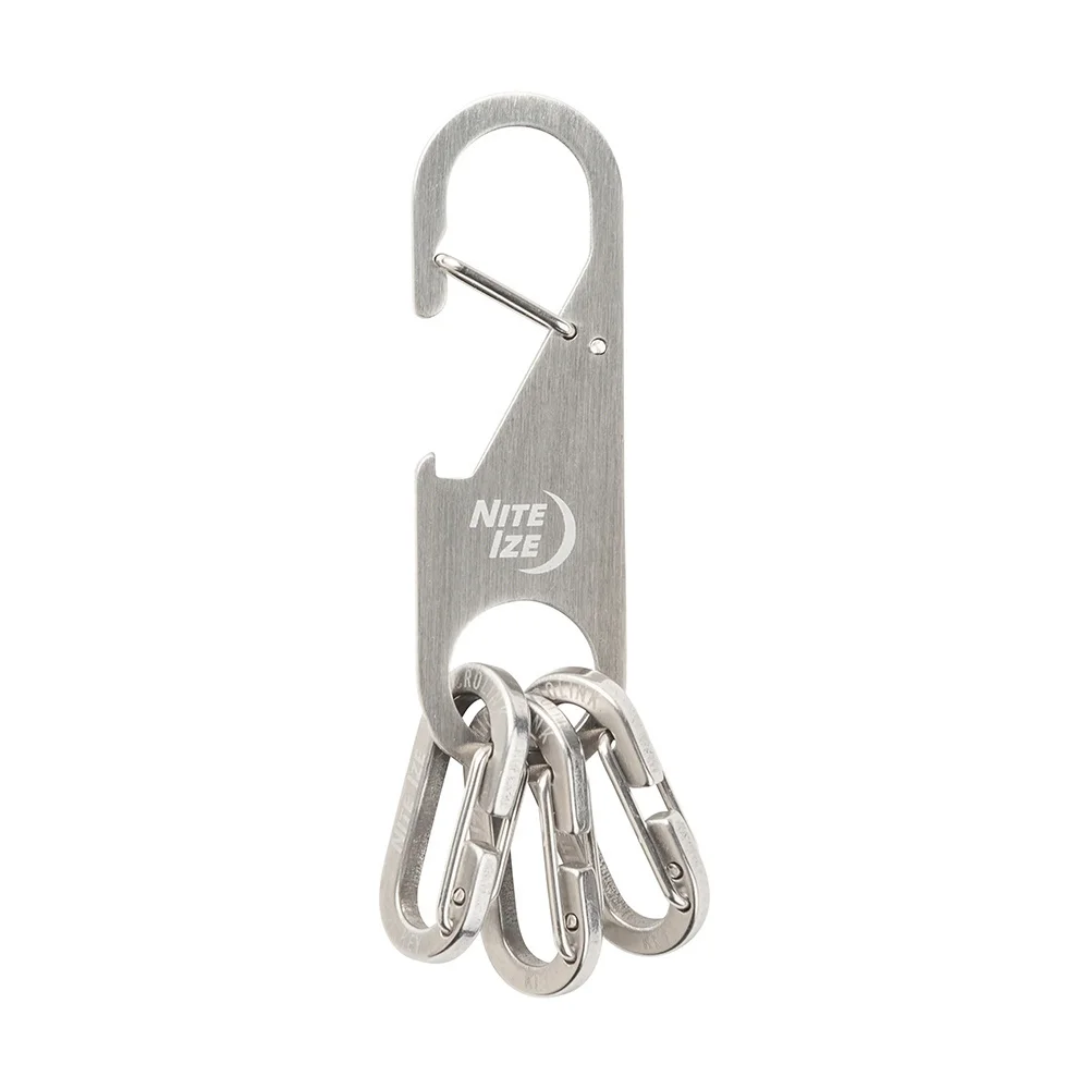Karabińczyk Z-Rack Keychain Bottle Opener - Stalowy - Srebrny - ZRB-11-R6 - Nite Ize