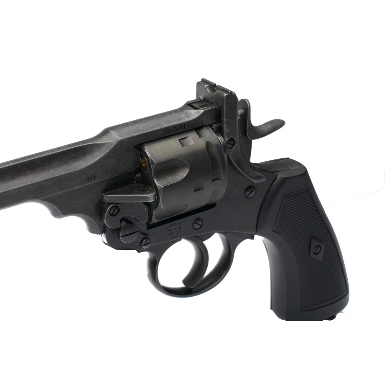 Rewolwer WEBLEY MKVI .455 Service kal.4,5 mm Diabolo łuski 6-strzał.lufa 6" CO2 Battlefield Ekp do17J - widok 2