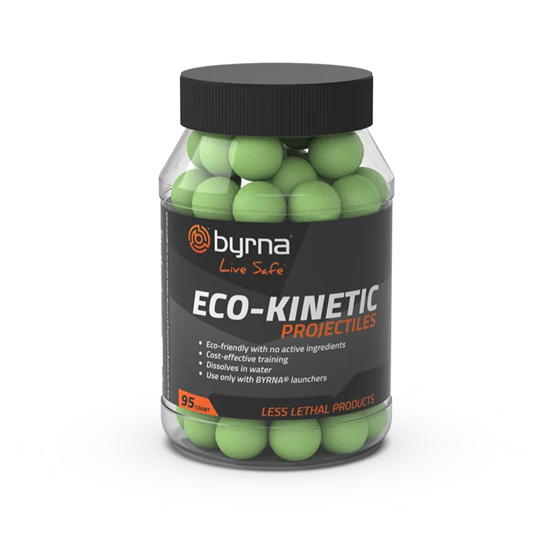 Kule polimerowe twarde BYRNA ECO KINETIC PROJECTILES k.68 95 szt do BYRNA (RB68403-1)