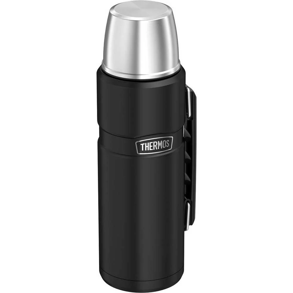 Termos z uchwytem na napoje poj. 1,2 l THERMOS - czarny mat