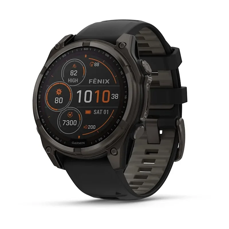 Zegarek Garmin Fenix 8 Solar Sapphire Titanium Carbon Grey