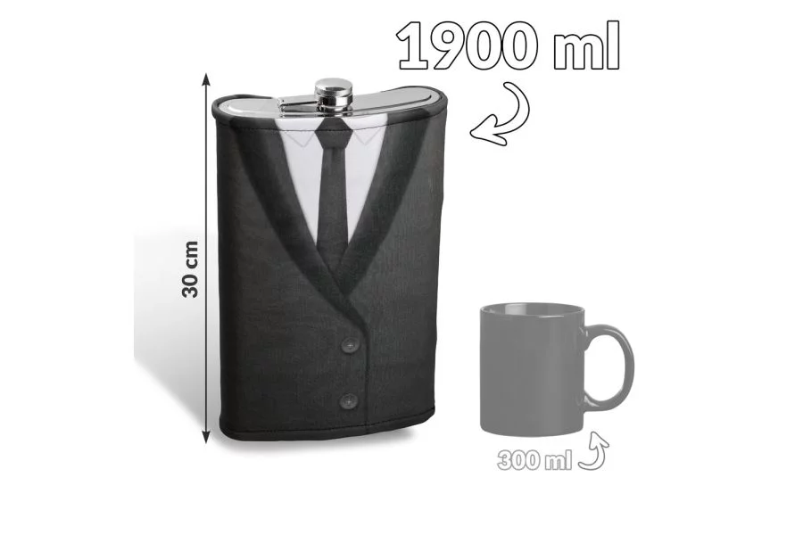 Piersiówka FROSTER Gentleman - Gigant - widok 3