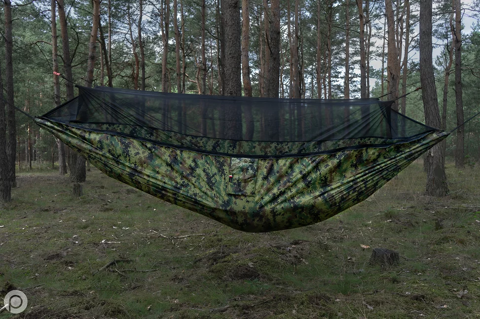 Hamak TigerWood Ważka V2 LONG CAMO + moskitiera (TW.HWM2L-CAMO)