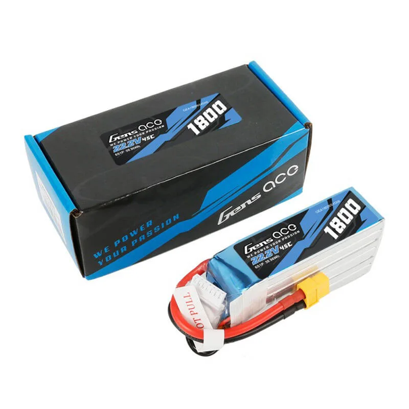 Akumulator Gens ace 1800mAh 22.2V 45C 6S1P Lipo XT60