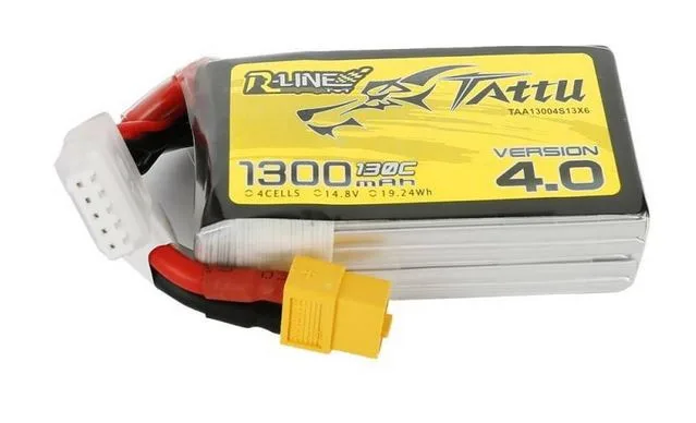 Akumulator LiPo Tattu R-Line 4.0 1300mah 14,8V 130C 4S1P XT60